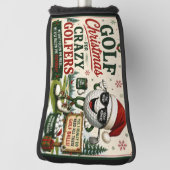 Golf Kerst Grappige tekst voor gekke golfer  Golfheadcover (Draai 90)