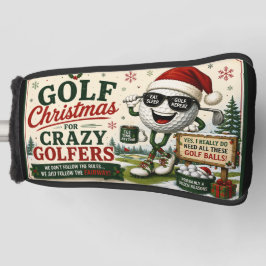 Golf Kerst Grappige tekst voor gekke golfer  Golfheadcover