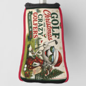 Golf Kerst Grappige tekst voor gekke golfer  Golfheadcover (Draai 90)