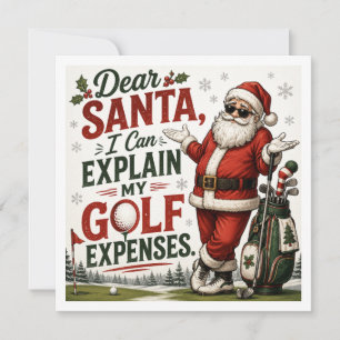 Golf Kerst Grappige uitspraak voor Golfer