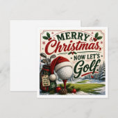 Golf Kerst Grappige uitspraak voor Golfer (Voorkant / Achterkant)
