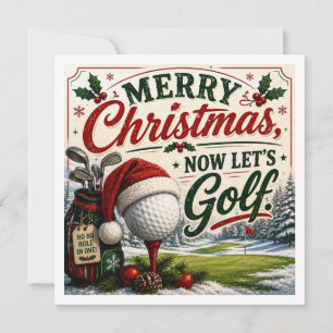 Golf Kerst Grappige uitspraak voor Golfer