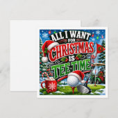 Golf Kerst Grappige uitspraak voor Golfer (Voorkant / Achterkant)