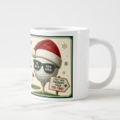 Golf Kerst Grappige uitspraak voor Golfer Grote Koffiekop (Rechts)
