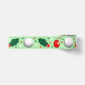 Golf Kerst Holiday Cadeau Satijnen Lint (Voorkant)