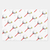 Golf Kerst Inpakpapier Vel (Voorkant 2)