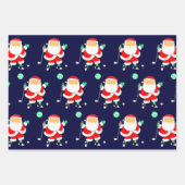 Golf Kerst Inpakpapier Vel (Voorkant)