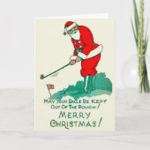  Golf Kerst Kaart (Voorkant)