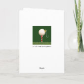 Golf Kerst Kaarten (Achterkant)