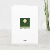 Golf Kerst Kaarten (Achterkant)
