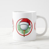 Golf Kerst Koffiemok Grote Koffiekop (Rechts)
