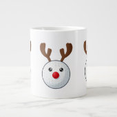 Golf Kerst Koffiemok Grote Koffiekop (Voorkant)