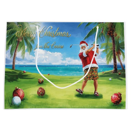 Golf Kerst met Sinterklaas Groot Cadeauzakje (Voorkant)