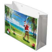 Golf Kerst met Sinterklaas Groot Cadeauzakje (Voorkant Gekanteld)