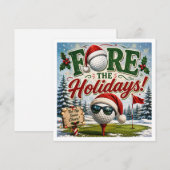 Golf Kerst Moppertje voor Golfer (Voorkant / Achterkant)