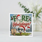 Golf Kerst Moppertje voor Golfer (Staand voorkant)