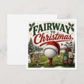 Golf Kerst Moppertje voor Golfer (Voorkant / Achterkant)