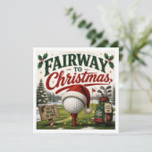 Golf Kerst Moppertje voor Golfer (Staand voorkant)