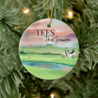 Golf Kerst Ornament