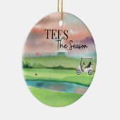 Golf Kerst Ornament (Rechts)