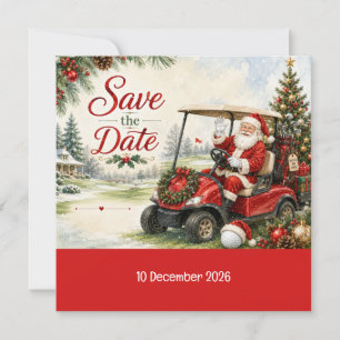 Golf Kerst Par tee feest met Sinterklaas Save The Date