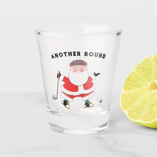 Golf Kerst Shotglas Shot Glas (Voorkant)