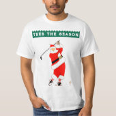 Golf Kerst T-Shirt (Voorkant)