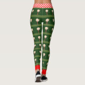 Golf Kerst T-shirt Leggings (Achterkant)