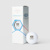 Golf Kerst thema Golfballen (Verpakking)