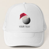 golf kerst trucker pet (Voorkant)