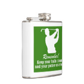 Golf-kerstballen gootsteen humor golfer heupfles (Rechts)