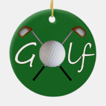 Golf kerstboomversiering