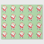 Golf Kerstcadeau Cadeaupapier (Vlak)