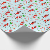 Golf Kerstcadeau Cadeaupapier (Hoek)