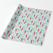 Golf Kerstcadeau Cadeaupapier (Uitgerold)