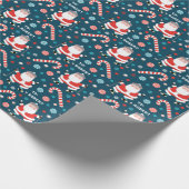 Golf Kerstcadeau Cadeaupapier (Hoek)