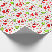 Golf Kerstcadeau Inpakpapier (Hoek)