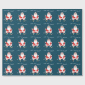 Golf Kerstcadeau Inpakpapier (Vlak)