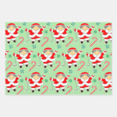 Golf Kerstcadeau Inpakpapier Vel (Voorkant)