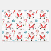 Golf-kerstcadeau Inpakpapier Vel (Voorkant 2)