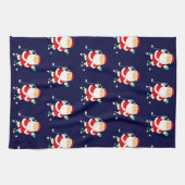 Golf Kerstcadeau Keukenhanddoek (Horizontaal)
