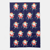 Golf Kerstcadeau Keukenhanddoek (Verticaal)