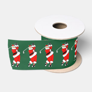 Golf Kerstcadeau Satijnen Lint