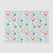 Golf-kerstcadeau Tissuepapier (Voorkant)