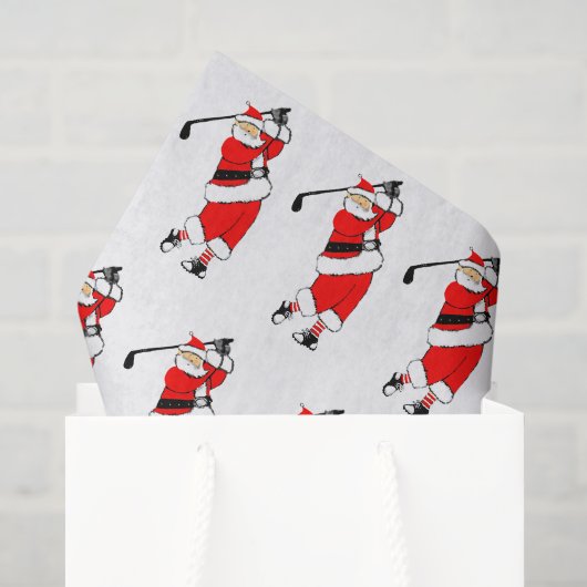 Golf Kerstcadeau Tissuepapier (Cadeauzakje)