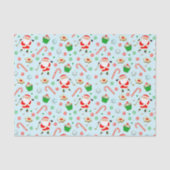 Golf Kerstcadeau Tissuepapier (Voorkant)