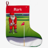 Golf Kerstcadeaus met Sinterklaas Grote Kerstsok (Voorkant)