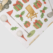 Golf kerstcadeaus thema voor Golf Dad Tissuepapier (Detail)
