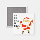 Golf kerstcadeautje magneet (Voorkant / Achterkant)