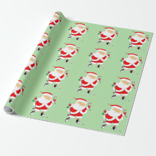 Golf-kerstfeestcadeau Cadeaupapier